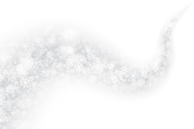 Vetor efeito de roda de neve 3d fundo branco