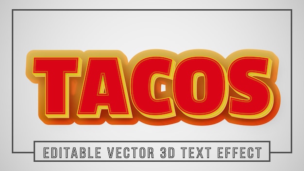 Efeito de texto 3D com letras modernas editáveis