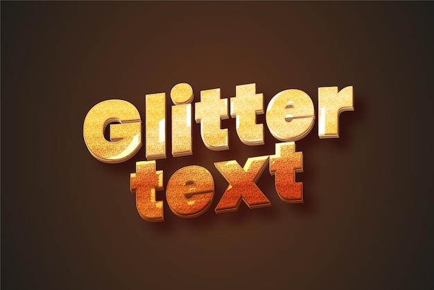 Efeito de texto brilhante