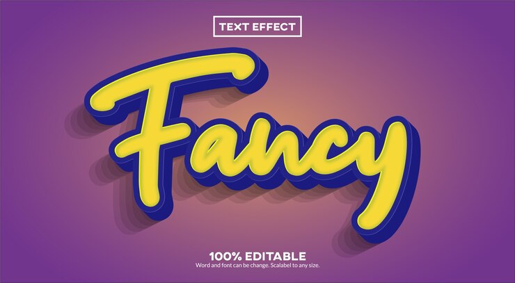 Efeito de texto chique