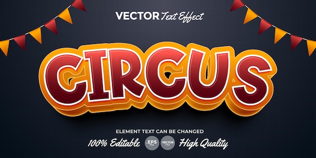 Efeito de Texto Circo