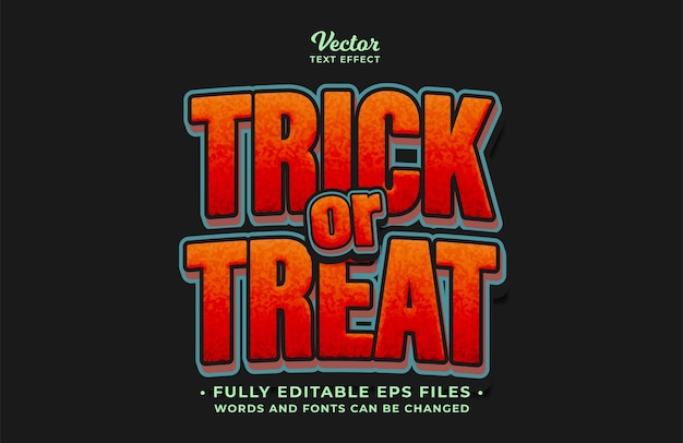 efeito de texto de halloween editável eps cc