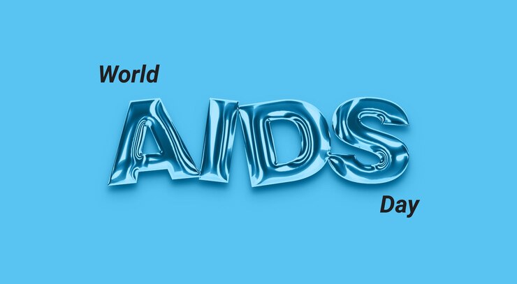 Efeito de texto do Dia Mundial da AIDS