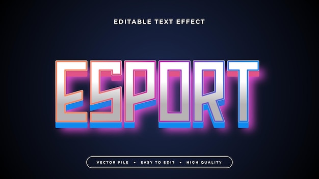 Efeito de texto e-sports 15