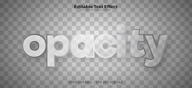 Efeito de texto editável de opacidade no estilo Neon moderno
