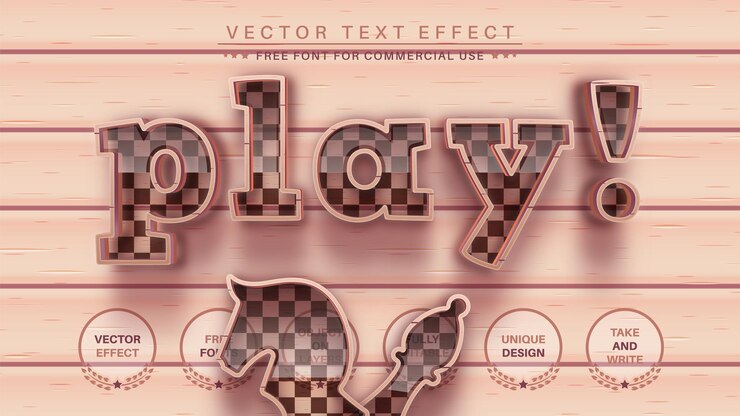 Efeito de texto editável, estilo de fonte