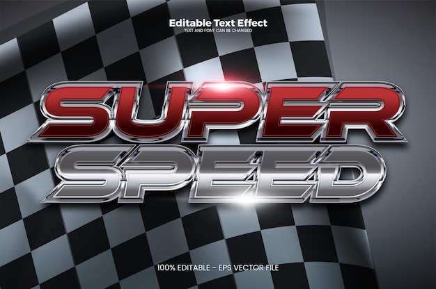 Efeito de texto editável Super Boxing Tournament no estilo de tendência moderno