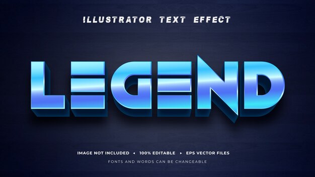 Efeito de texto editável