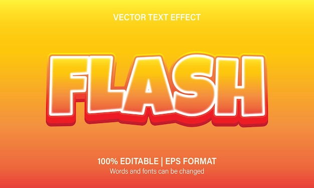 Efeito de texto flash