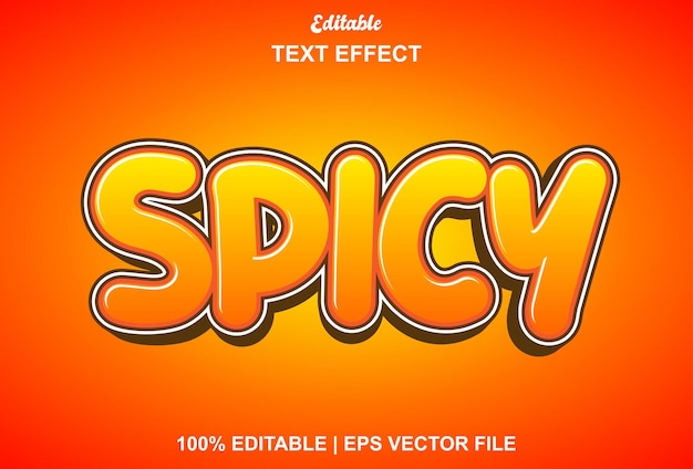 Efeito de texto laranja picante editável para promoções e logotipos