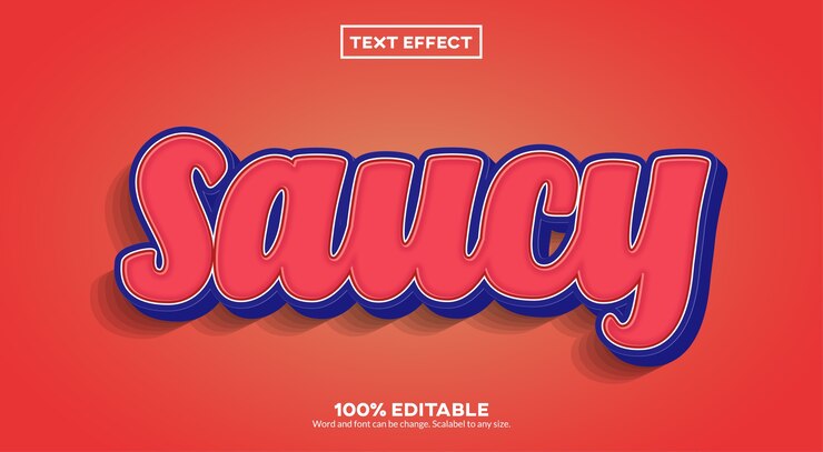 Efeito de texto picante
