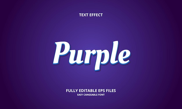 efeito de texto roxo