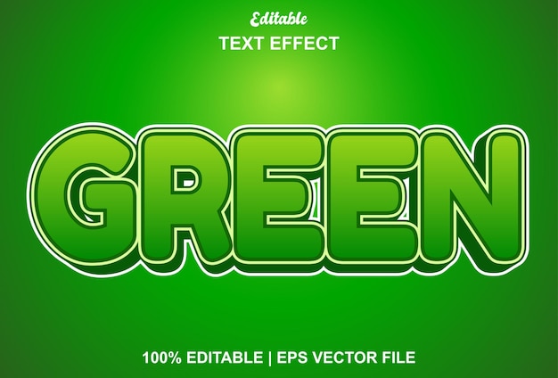 Efeito de texto verde para a marca