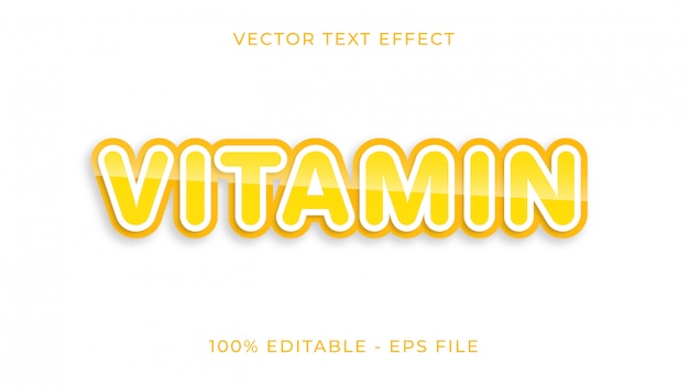 Efeito de vitamina text