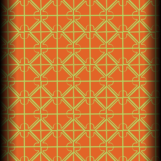 Efeito desenhado à mão de padrão geométrico islâmico