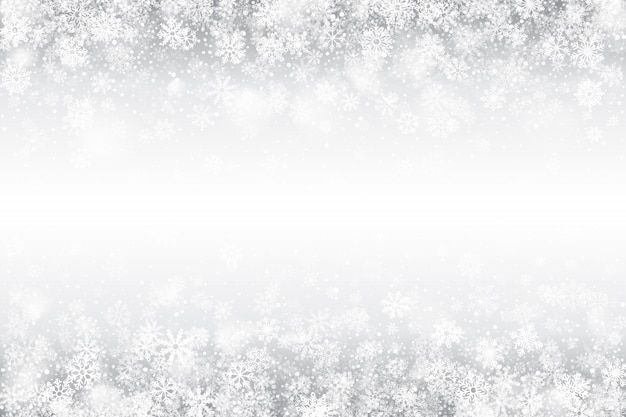 Efeito Neve Rodopio Inverno Fundo Branco