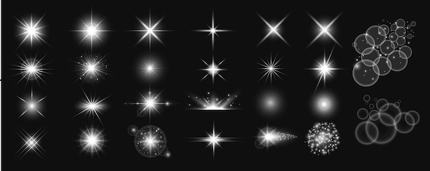 Efeitos de luz e brilhos