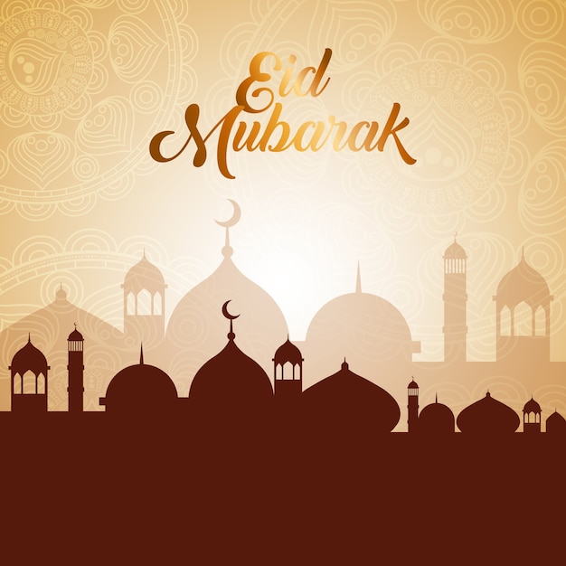 Eid mubarak background