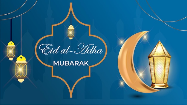 Eid mubarak design de mídia social