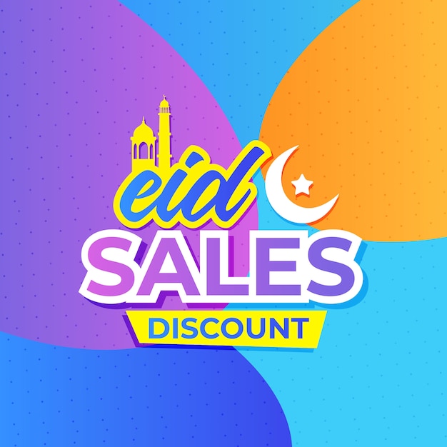 Eid oferta especial de venda banner web