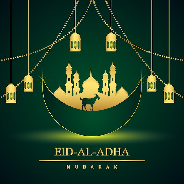 Eid ul Adha Mubarak Mídia social Post design