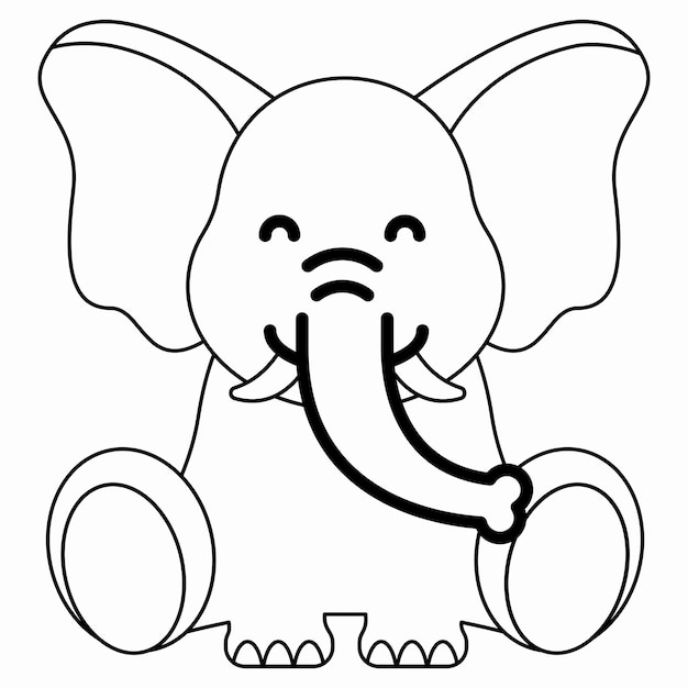 Ilustração De Um Elefante Bebê Envolvido Em Um Jogo De Futebol Criado Por  Meio De Técnicas De Esboço E Desenho à Mão Livre Vetor PNG , Animal, Forte,  Toque Imagem PNG e