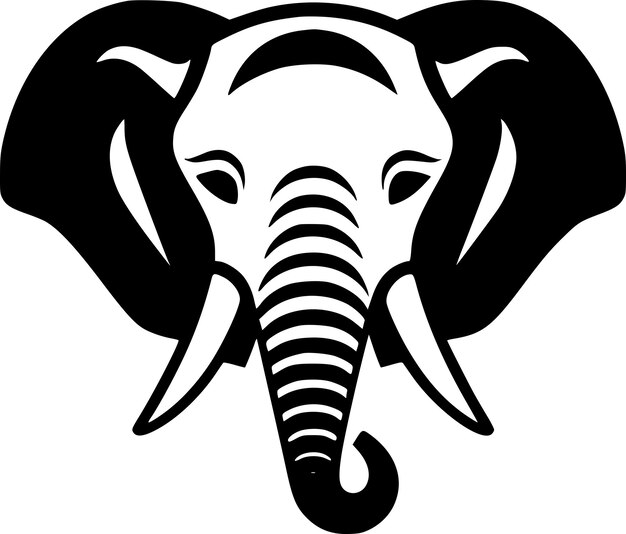 Vetor elefante logotipo vetorial de alta qualidade ilustração vetorial ideal para gráfico de camiseta