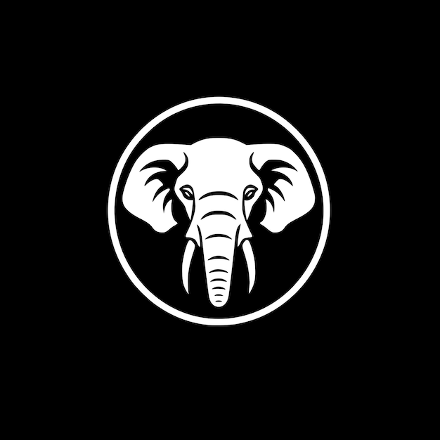 Vetor elefante logotipo vetorial de alta qualidade ilustração vetorial ideal para gráfico de camiseta