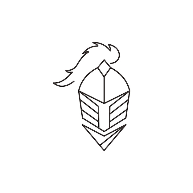 Vetor elegance line art cabeça de touro inspiração de design de logotipo