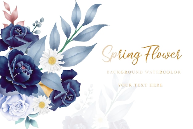 Elegante bouquet de aquarelas de primavera