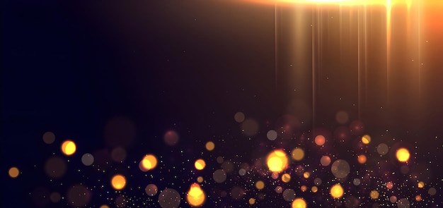 Elegante fundo de Bokeh Dourado