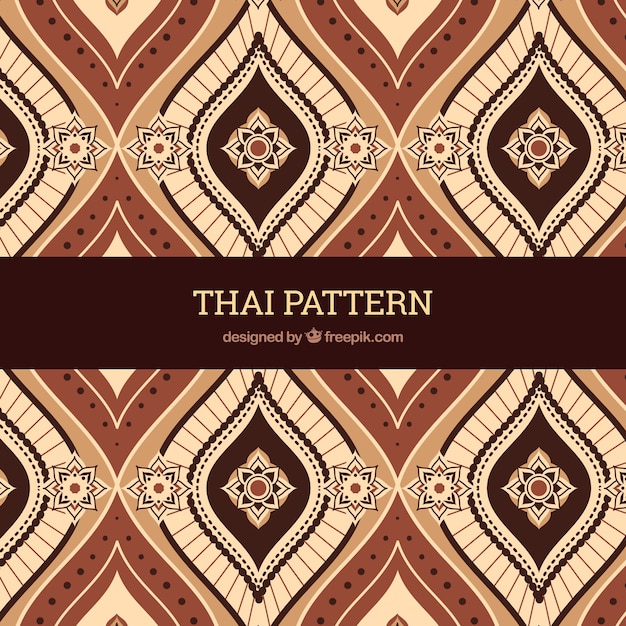 Elegante, tailandês, padrão