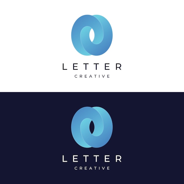 Vetor elemento abstrato de modelo de design de logotipo letra inicial os símbolo do estilo geométrico de conceito minimalista e modernotipo de logotipo futuro