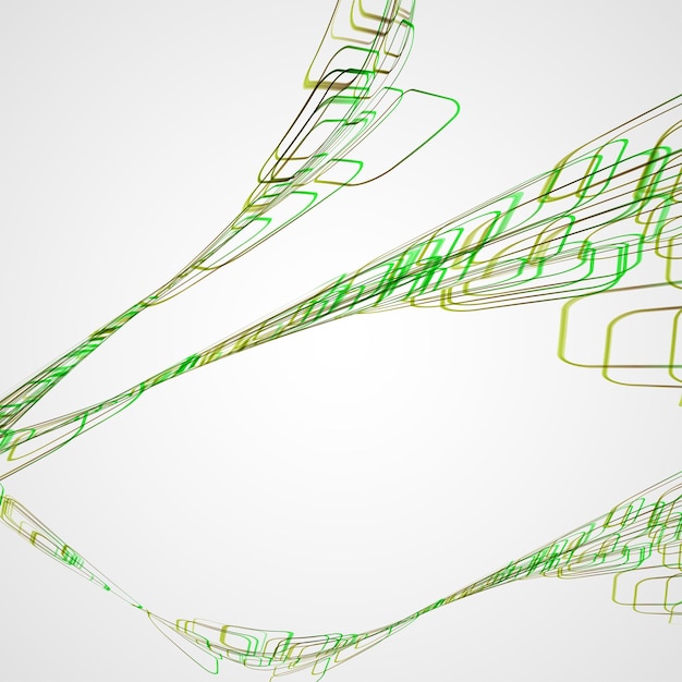 Elemento colorido de ilustração ondulada futurista de fundo abstrato