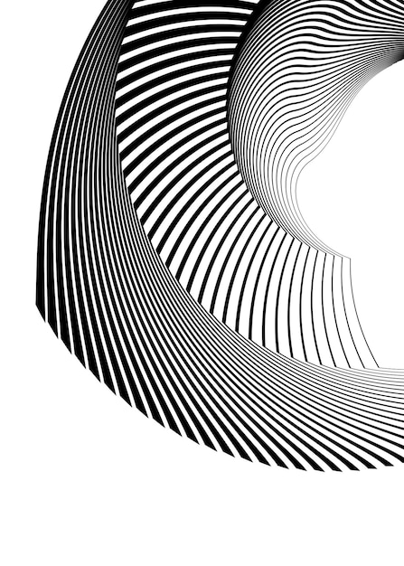 Elemento de design abstrato em fundo branco de linhas de torção32