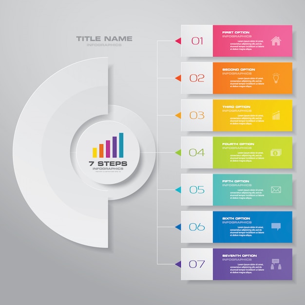 Elemento de design de gráfico infográfico