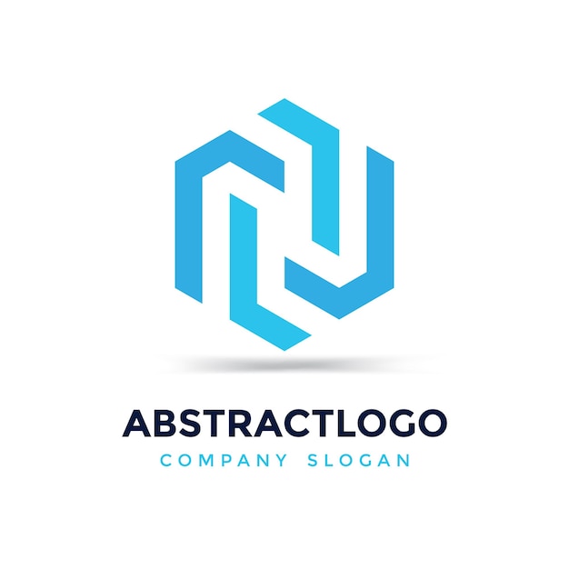 Elemento de design de ícones de logotipo de tecnologia criativa para empresa de dados e rede