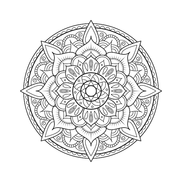 Elemento de design de mandala