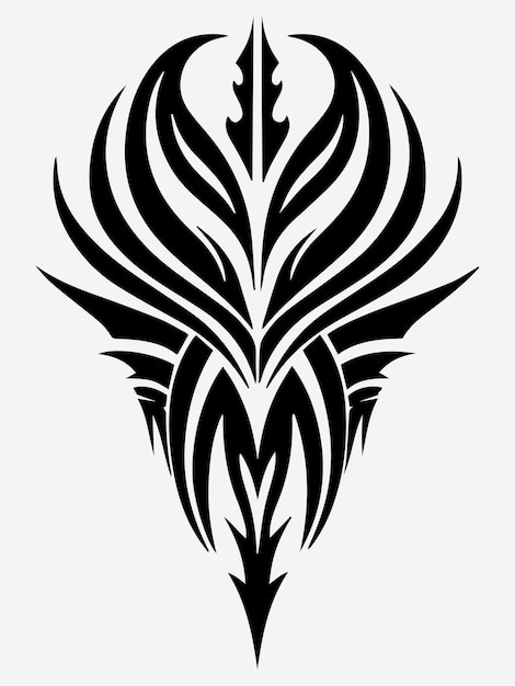 Elemento de design de tatuagem tribal