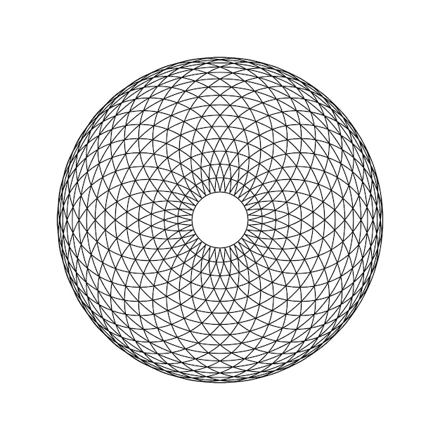 Elemento de geometria sagrada torus yantra