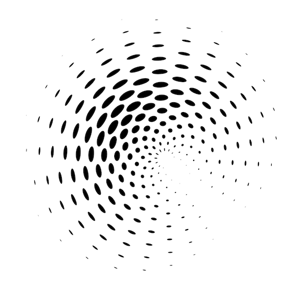 Elemento de logotipo de pavão poligonal de malha de arame circular 09
