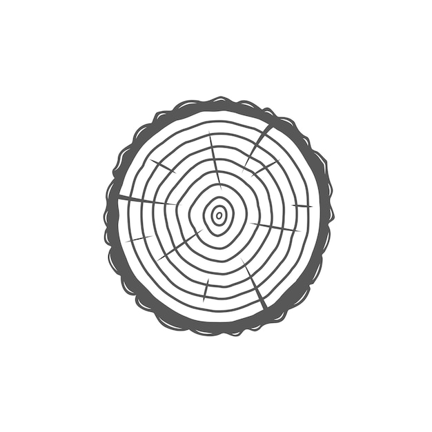 Elemento de madeira da carpintaria isolado na ilustração vetorial de fundo branco
