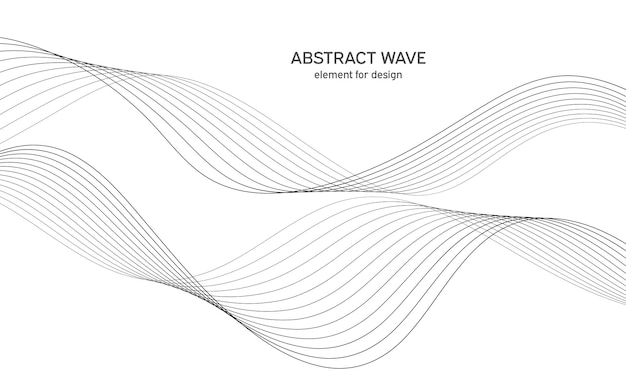 Vetor elemento de onda abstrato para design equalizador de faixa de frequência digital