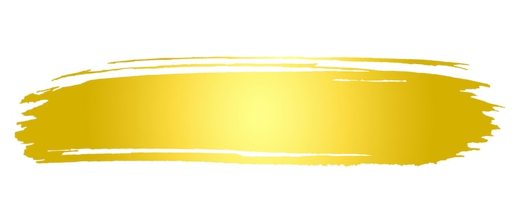 Vetor elemento de textura de folha de ouro para criar o traçado de pincel de gradiente dourado de design