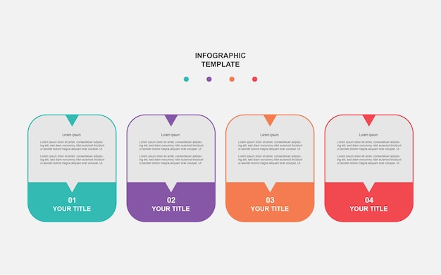 Elemento de vetor de modelo infográfico.