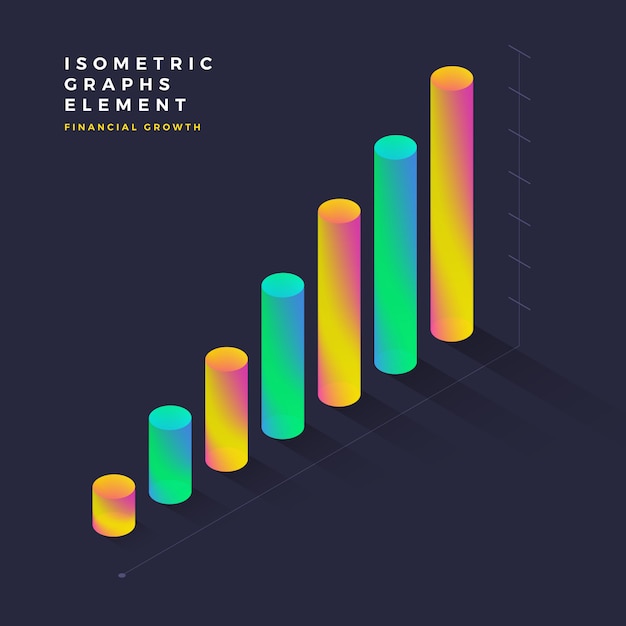 Elemento gráfico isométrico