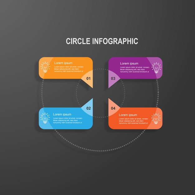 Elemento vetorial infográfico