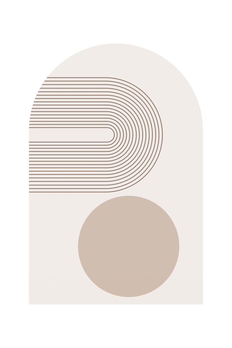 Vetor elementos bonitos de arco-íris boho elemento decorativo de cores pastel neutras para design de berçário elemento de design de arco-íris boho