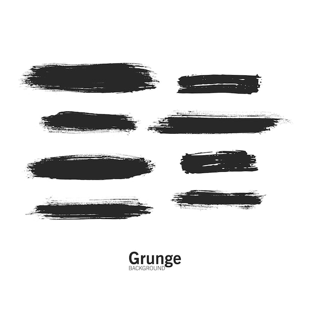 Elementos de design grunge vetor de coleção de splat grunge de tinta