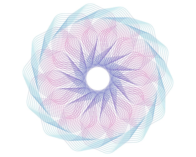 Elementos de design onda de muitas linhas roxas anel de círculo listras onduladas verticais abstratas em fundo branco isoladas ilustração vetorial eps 10 ondas coloridas com linhas criadas usando a ferramenta blend